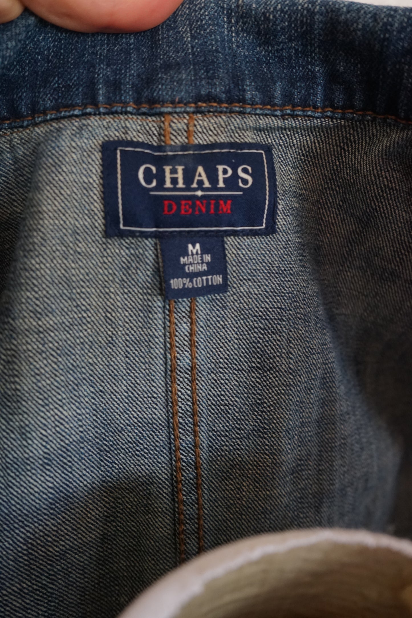 Vintage Chaps Denim Vest (M)