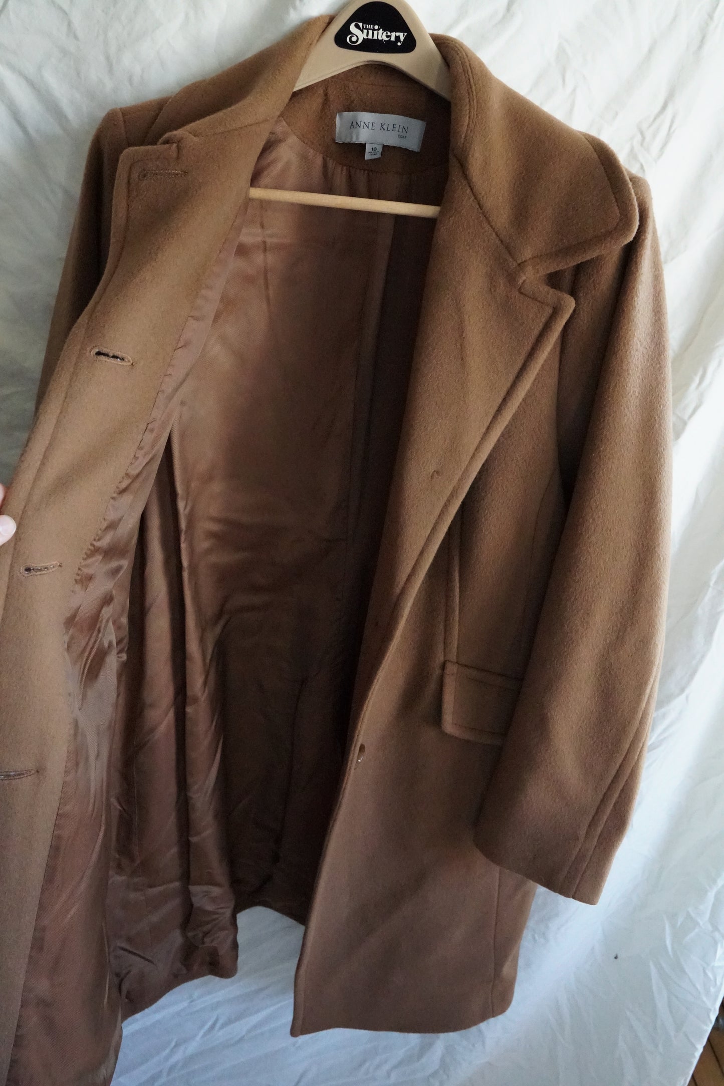 Anne Klein Wool & Cashmere Coat (L)