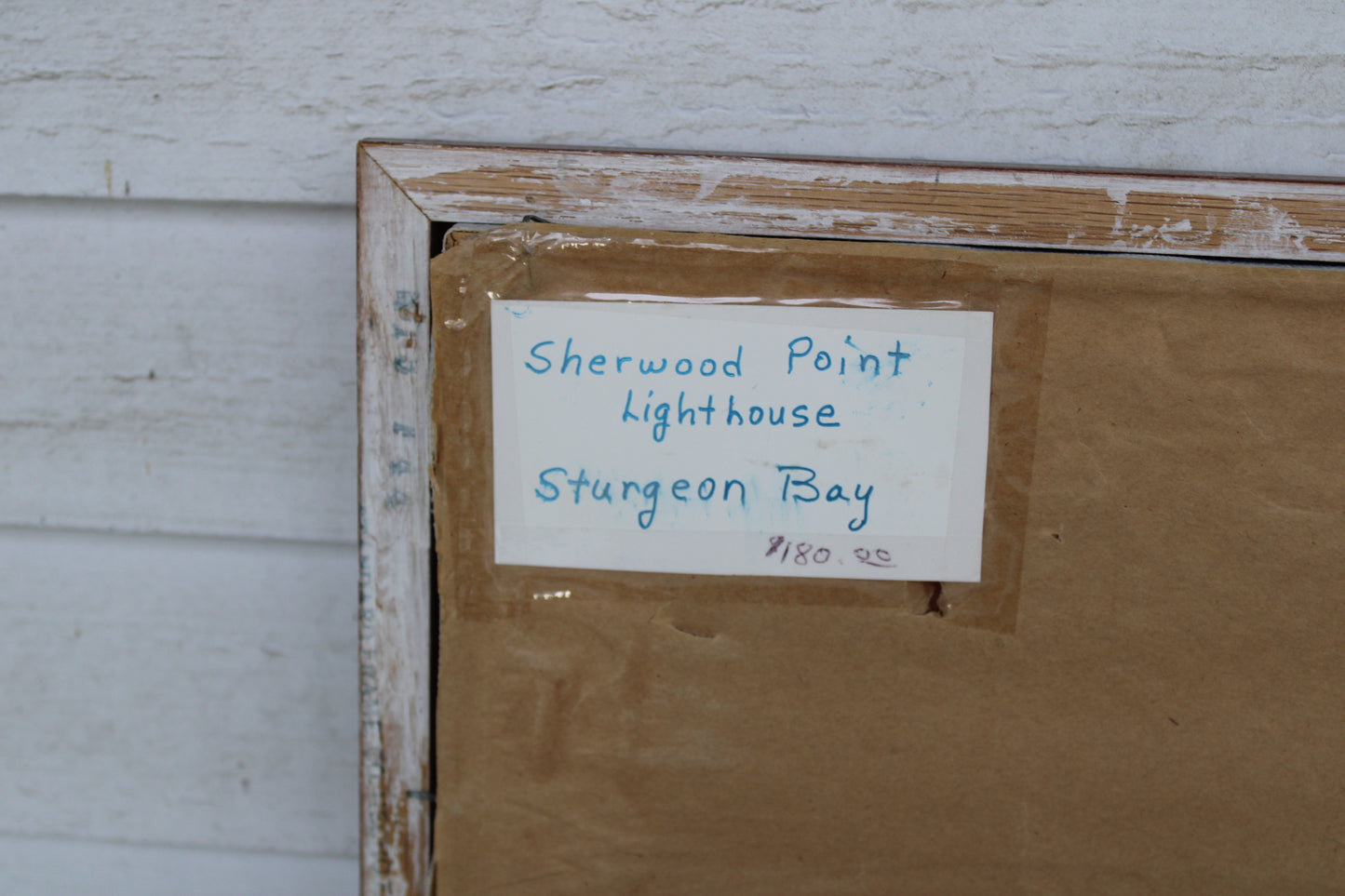 Original Oil Painting: Sherwood Point Lighthouse Sturgeon Bay