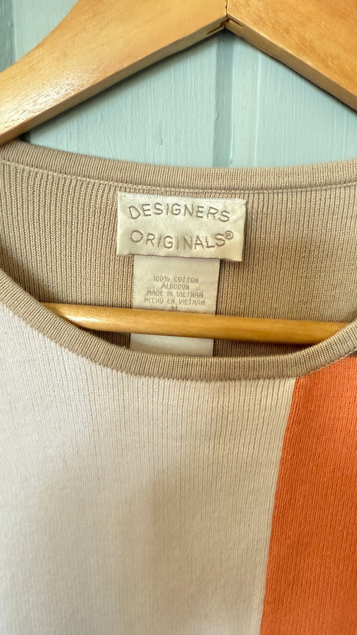 Designers Orginals Knit Color Block Tank (M)