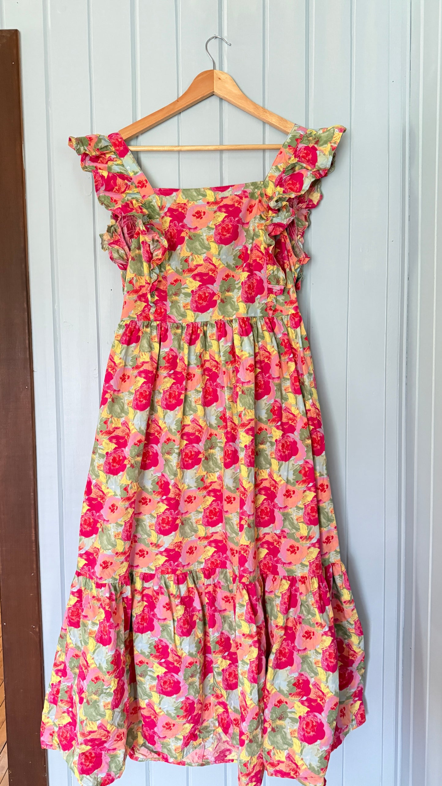 Peyton & Parker Floral Midi Dress (L-XL)