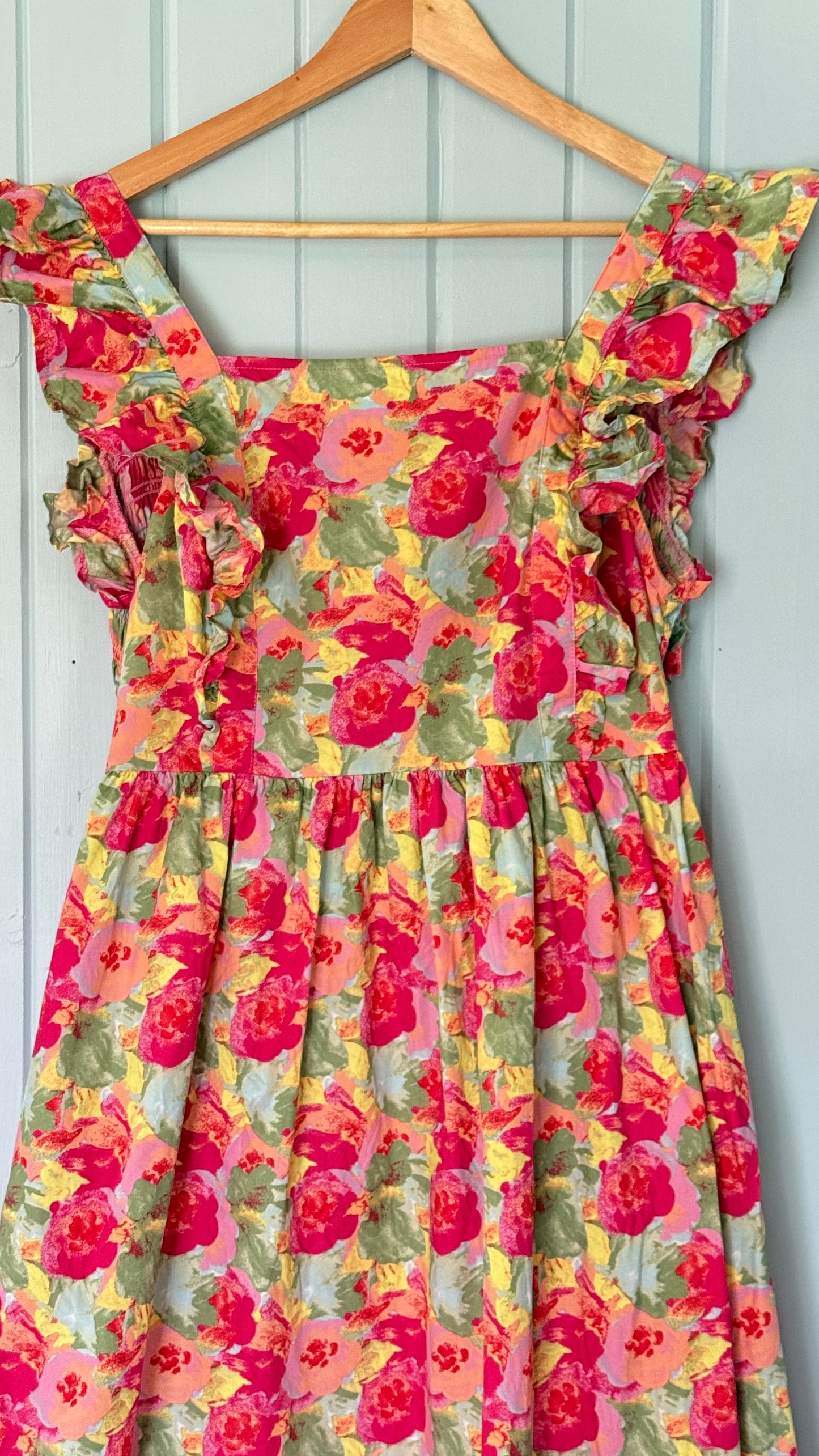 Peyton & Parker Floral Midi Dress (L-XL)