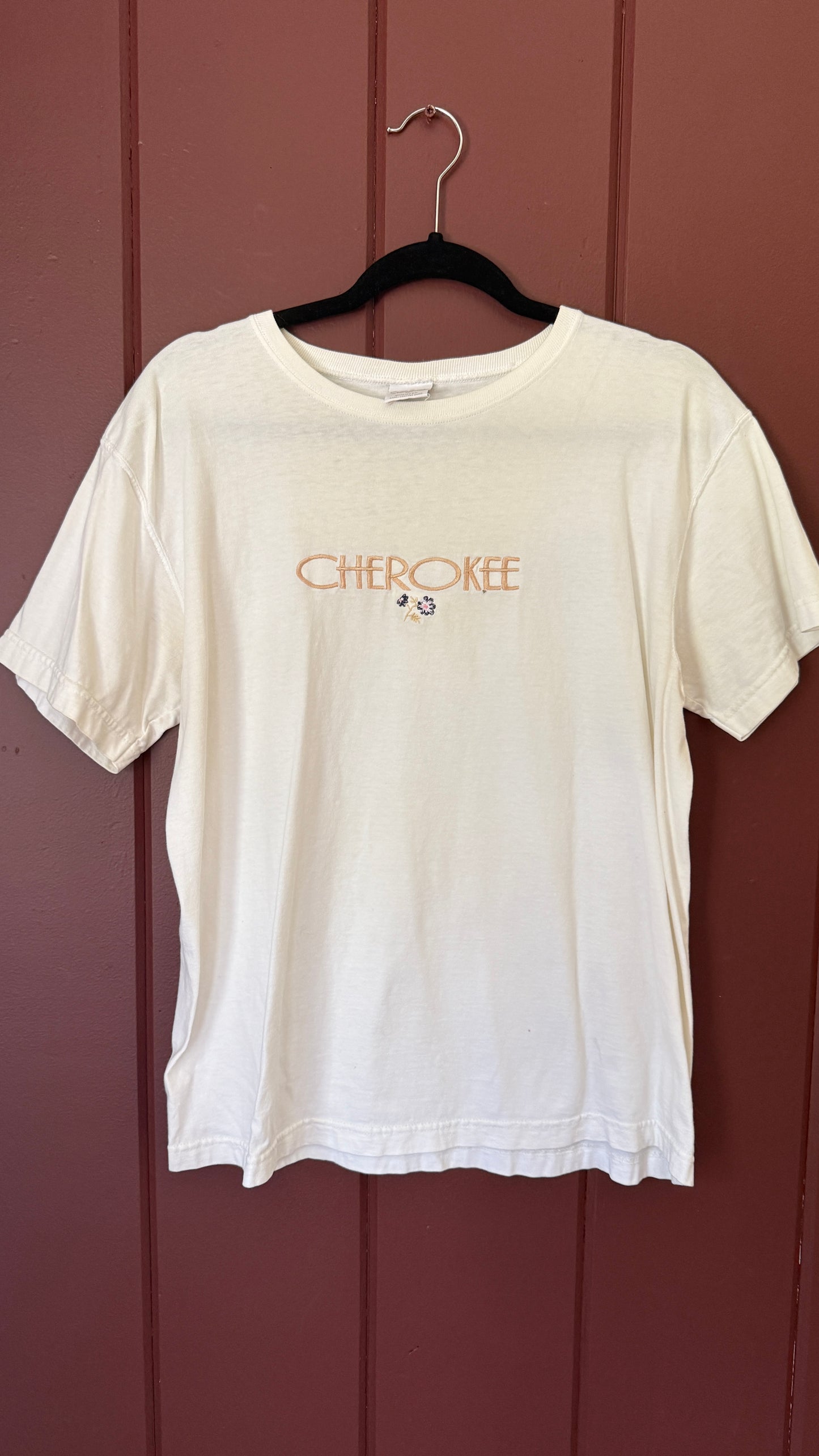 Vintage Embroidered Cherokee Tee (M/L)