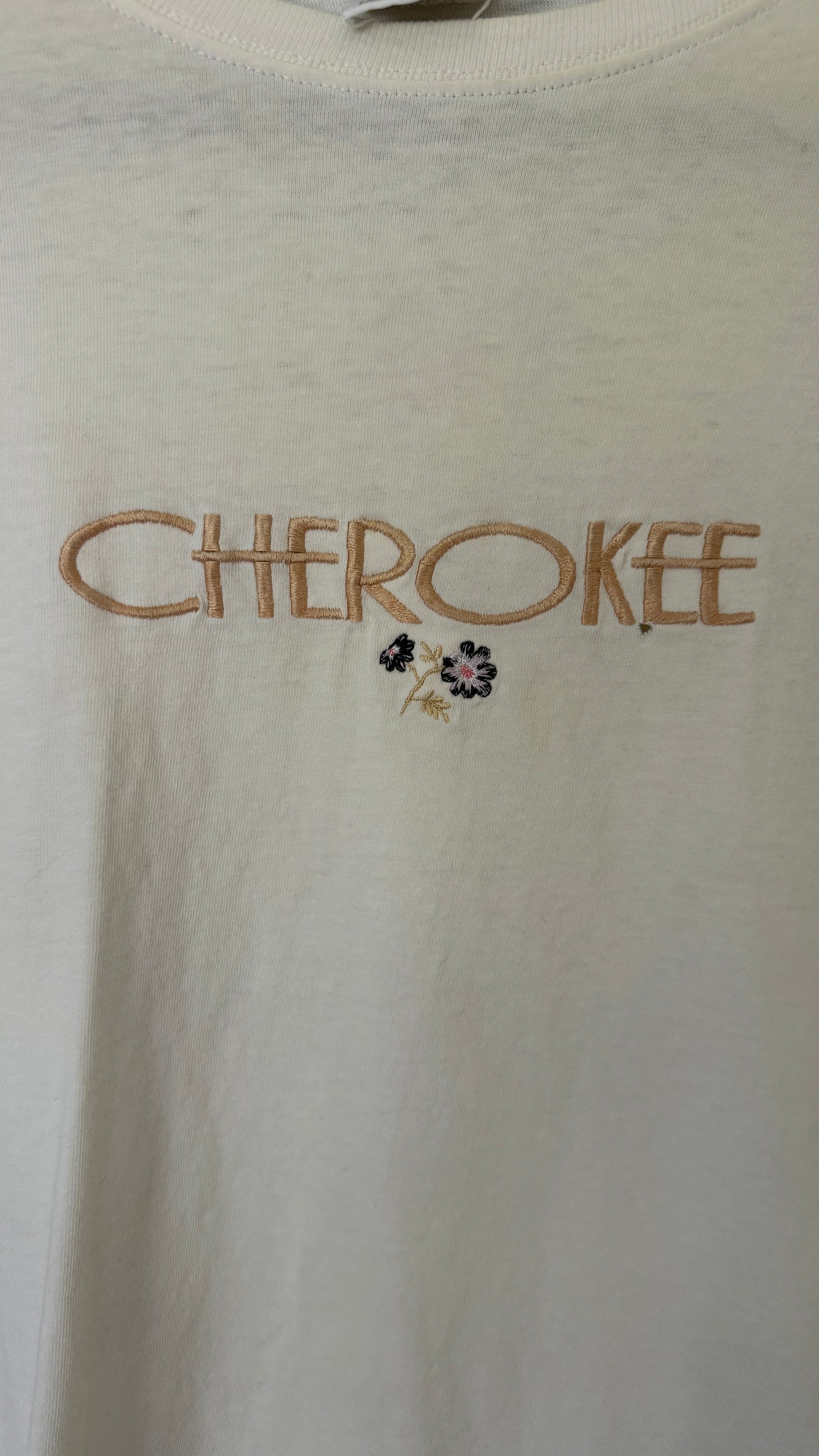 Vintage Embroidered Cherokee Tee (M/L)
