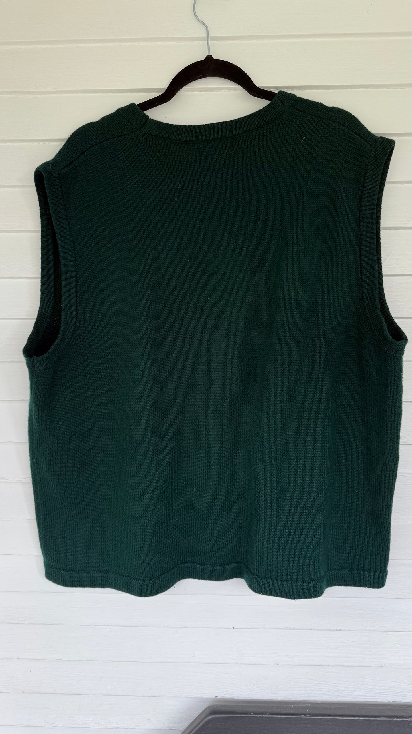 Vintage Embroidered Sweater Vest (2X)