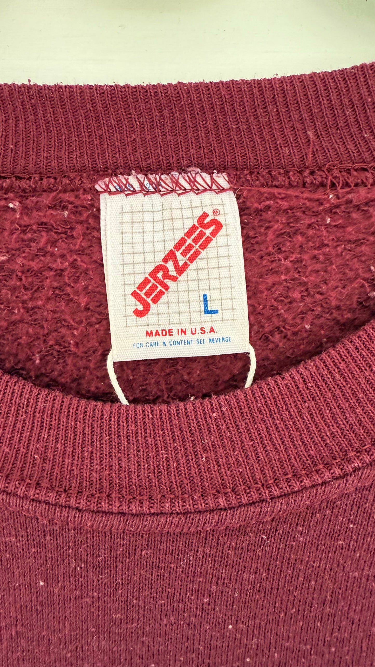 Vintage Cutout Quilt Crewneck (L)