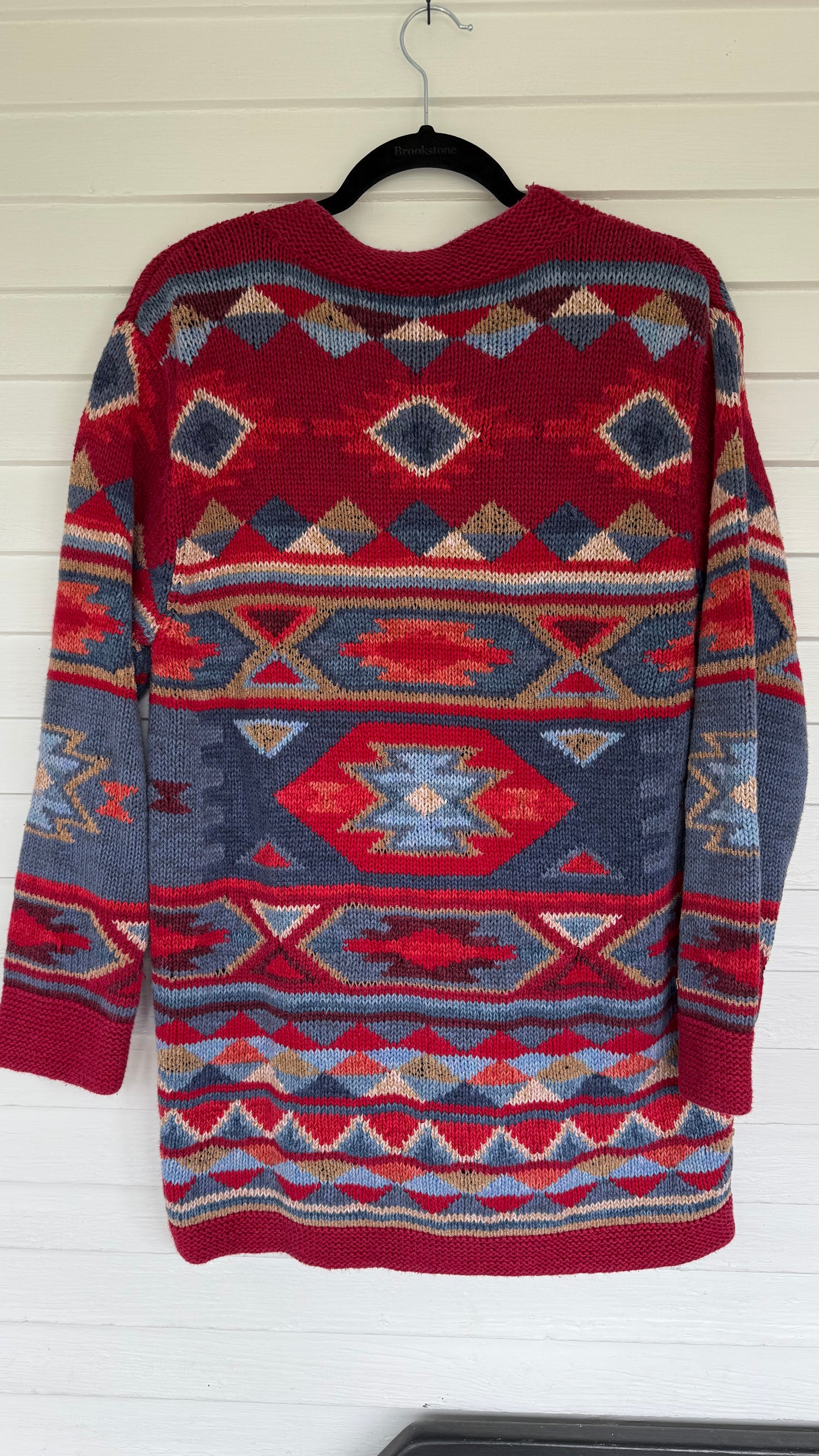 Coldwater Creek Tribal Print Cardigan (L)