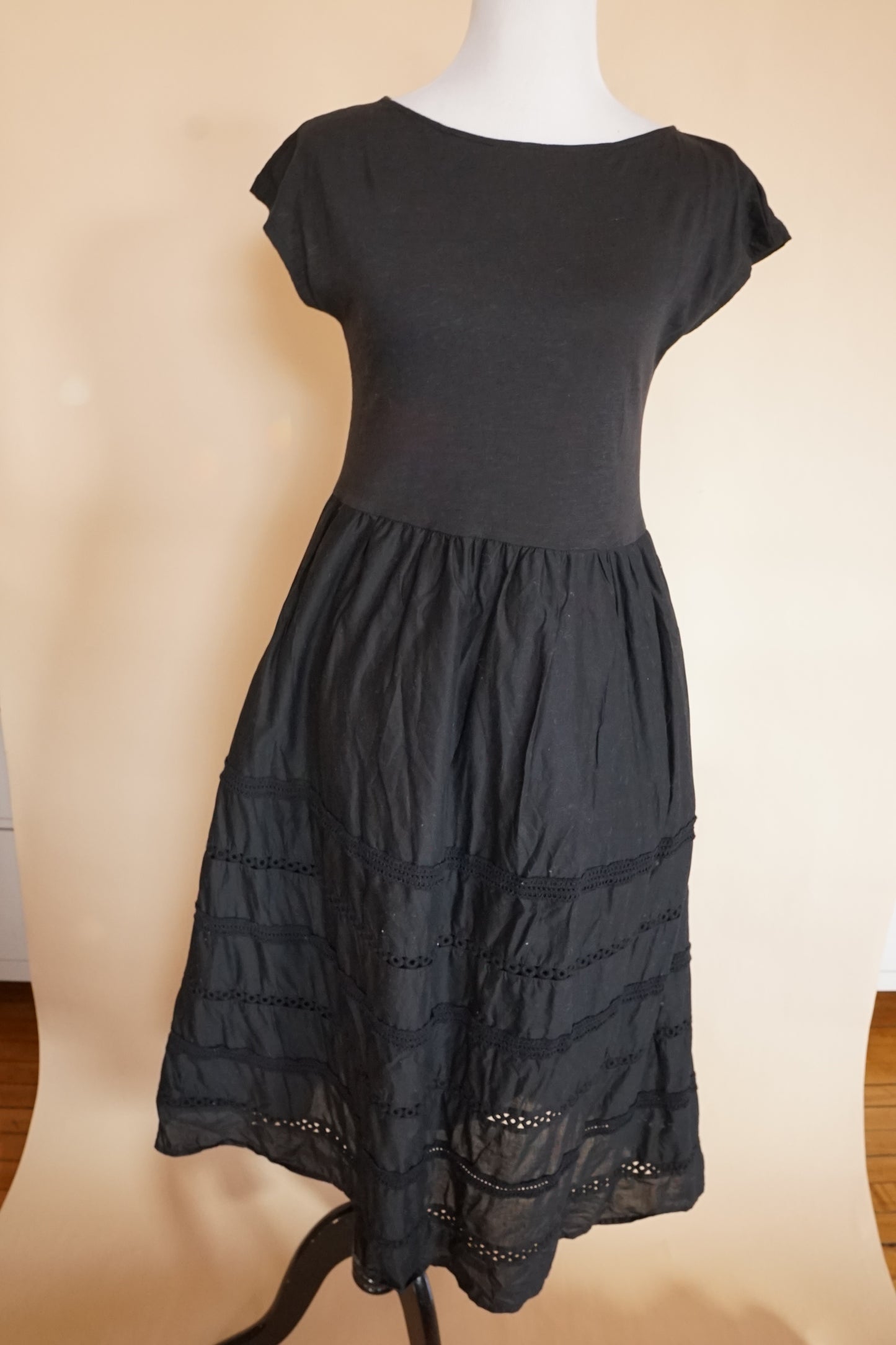 Boden Mix Trim Cotton Midi Dress (6)