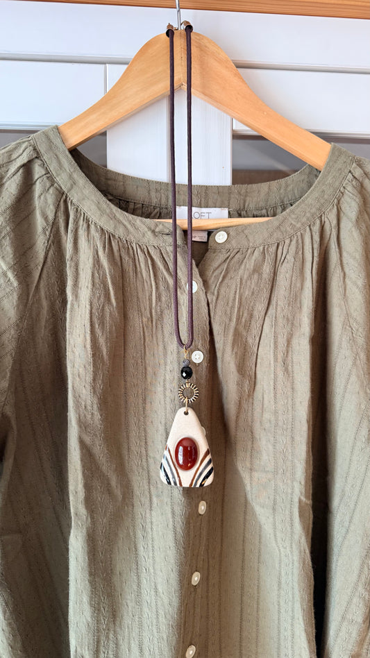 Handmade Signed Pendant Necklace