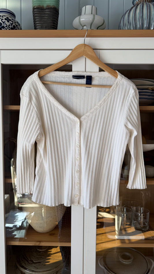 Liz Claiborne Pointelle Cardigan (L/XL)