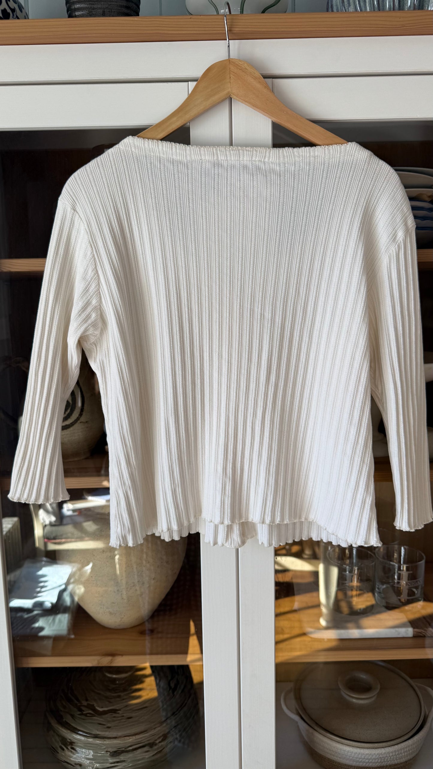Liz Claiborne Pointelle Cardigan (L/XL)