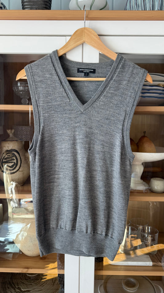 Merino Wool Sweater Vest (S/M)