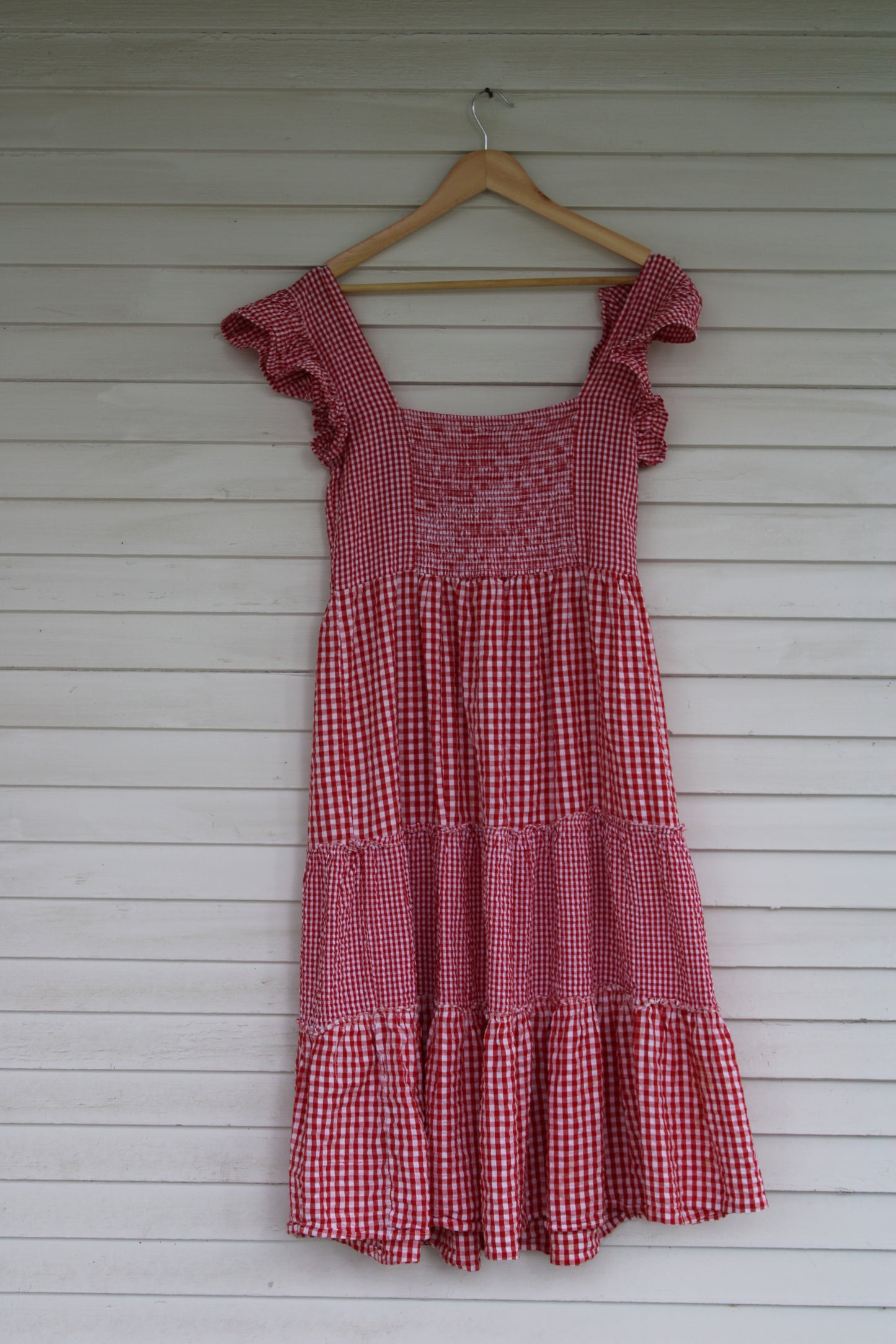 Gingham Midi Dress