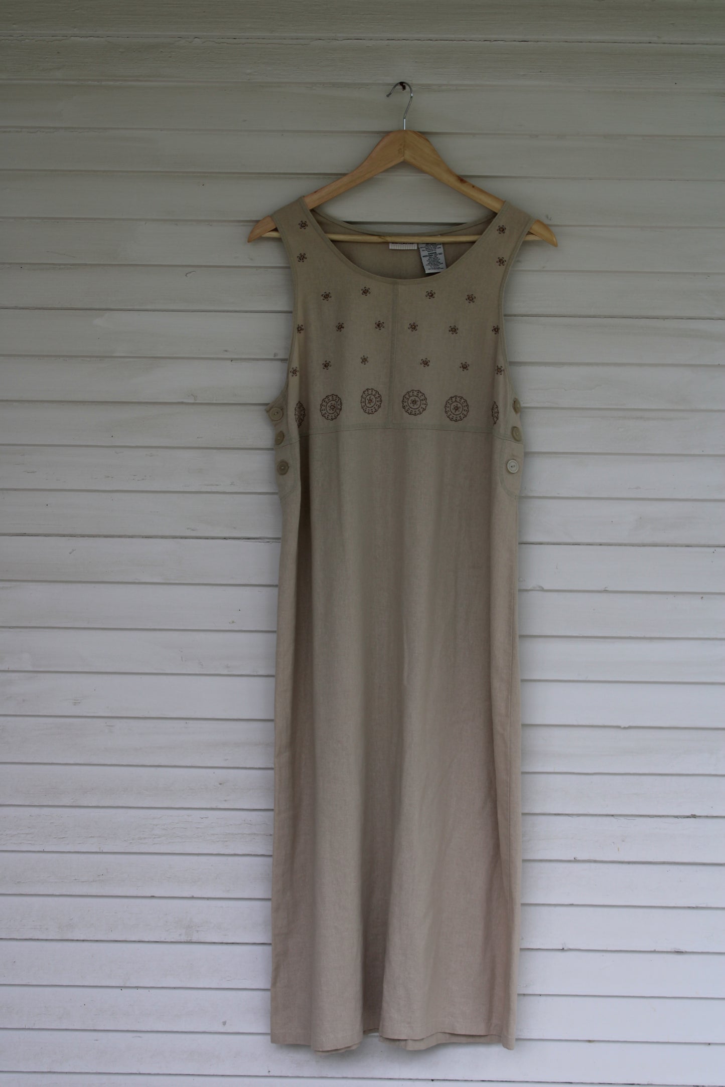 Vintage Beaded Midi Dress