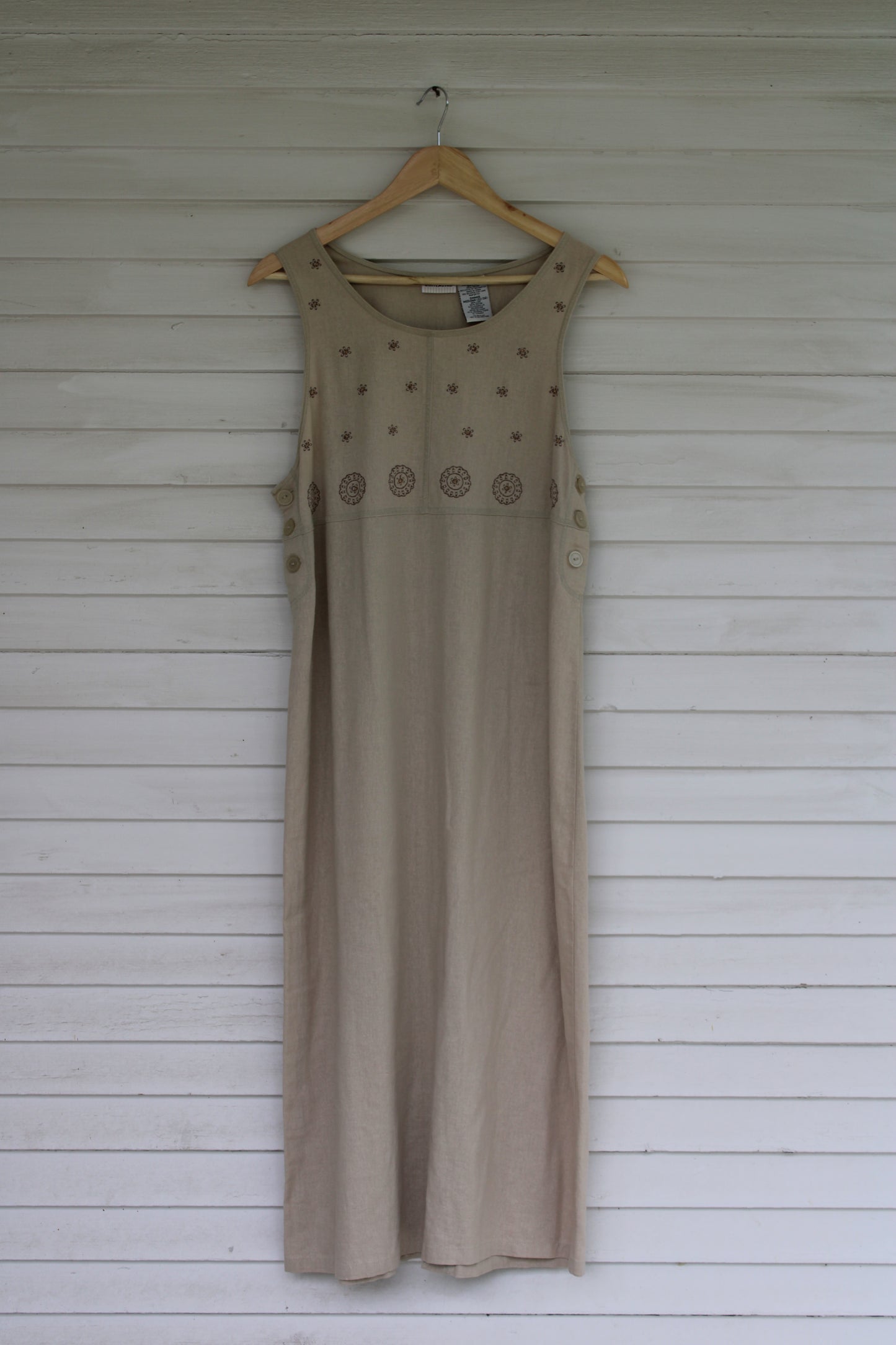 Vintage Beaded Midi Dress