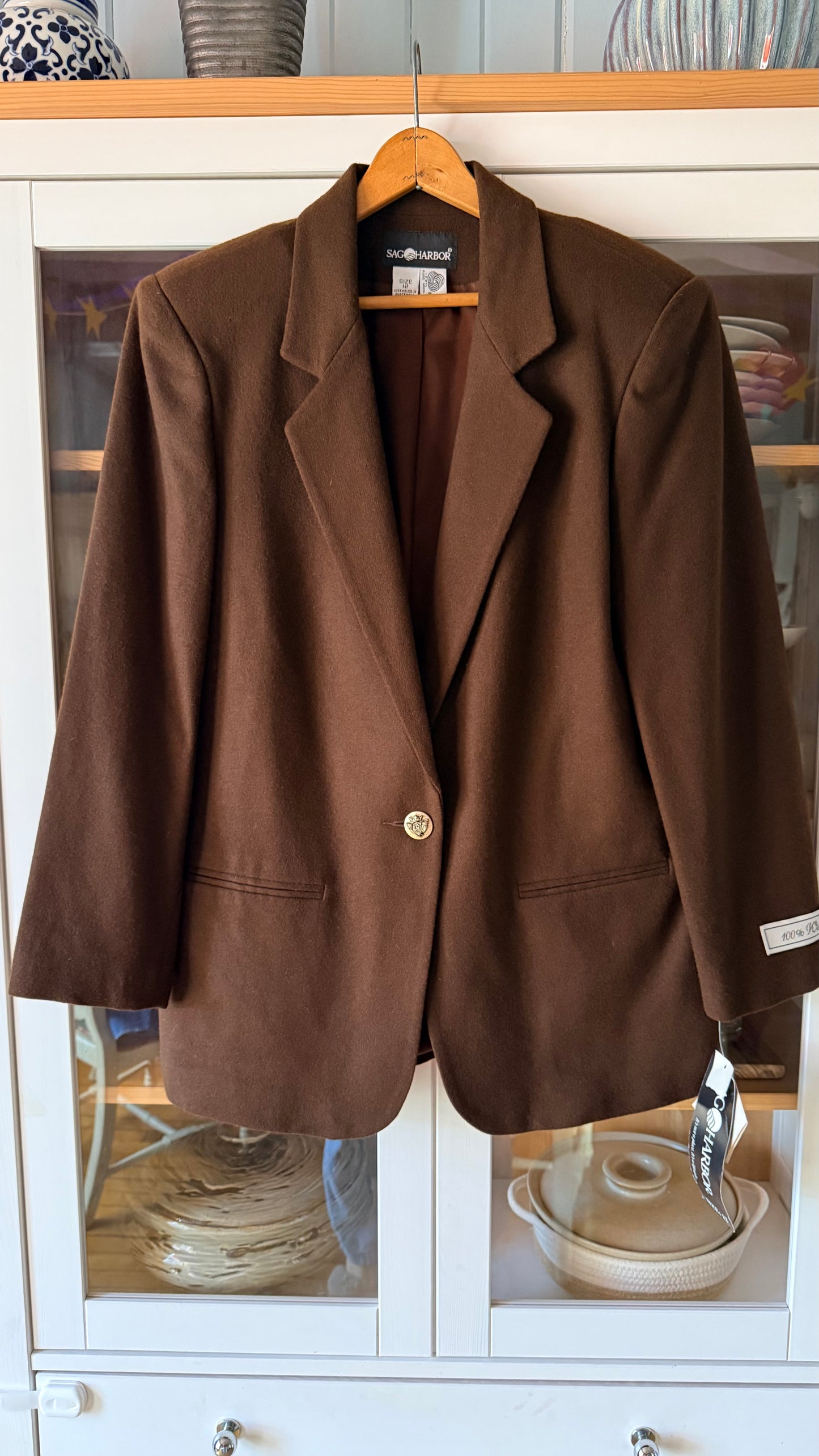 Brown Wool Blazer