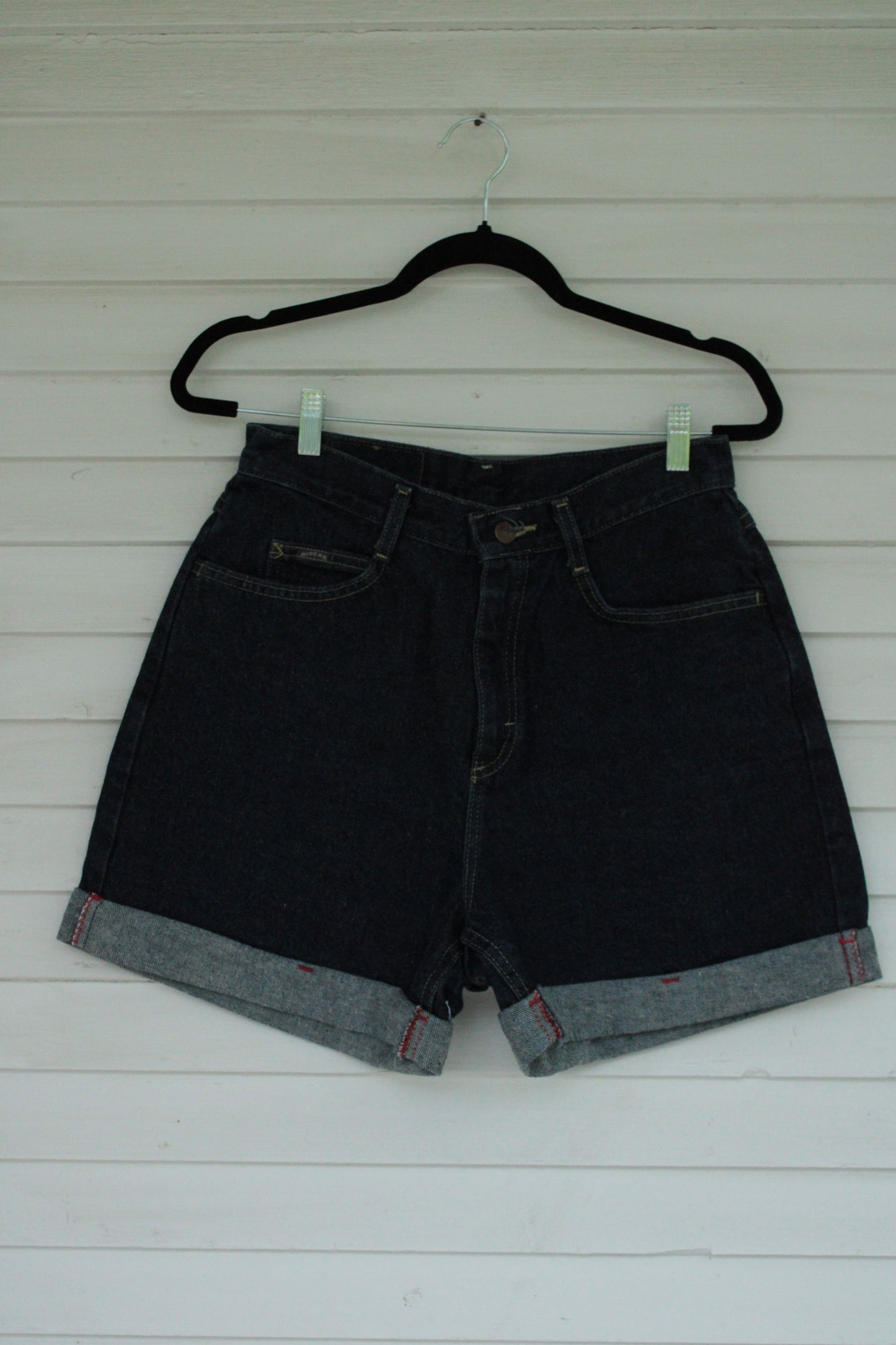 Reworked Vintage High-Waisted Denim Shorts