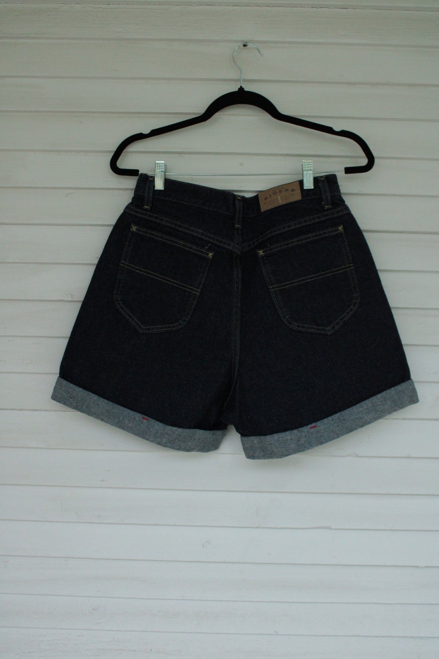 Reworked Vintage High-Waisted Denim Shorts