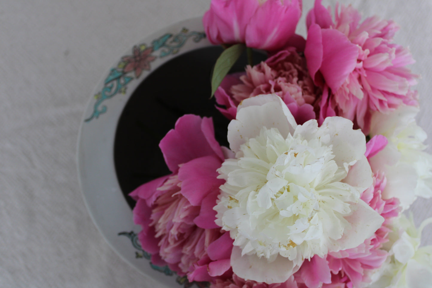 Vintage Chinese Fishbowl Planter