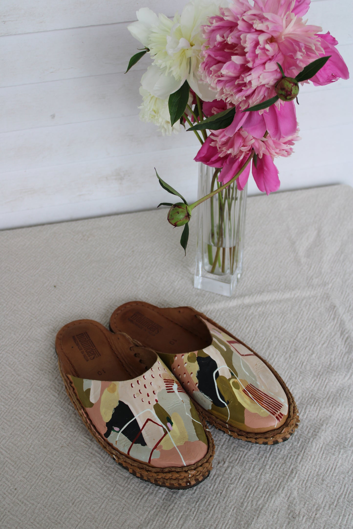 Mohinders X Julu Hand-Painted Mules