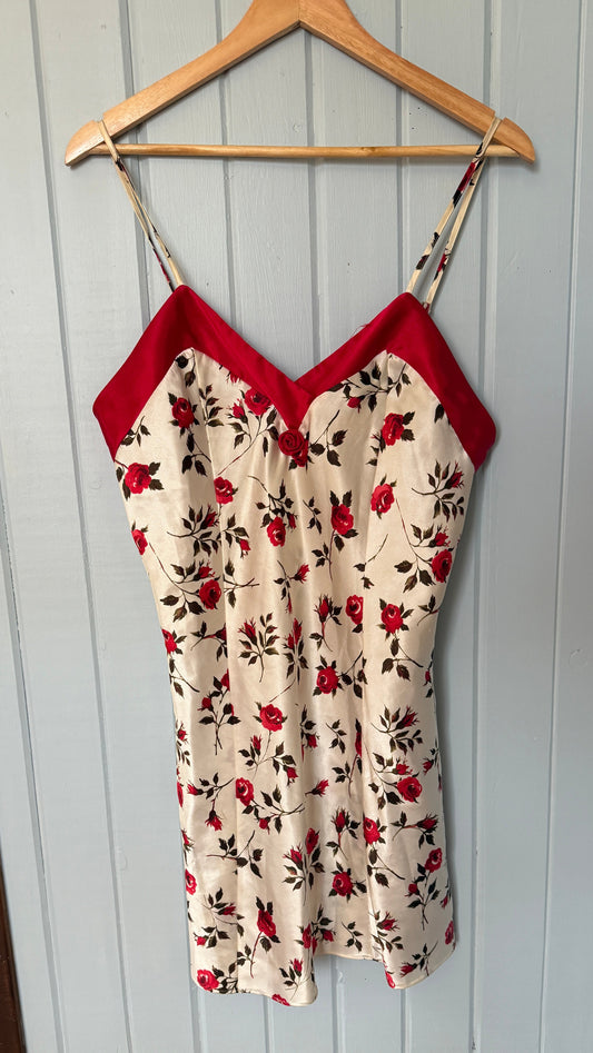 Vintage Kathy Ireland Rose Nightie (L)
