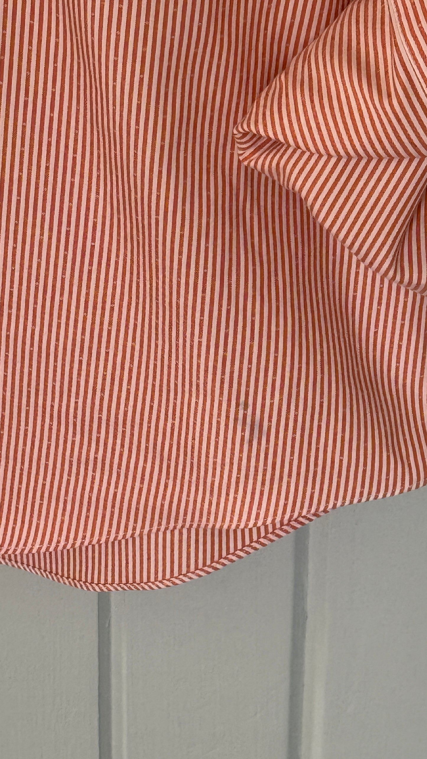 Brooks Brothers Orange Stripe Button Down (M)