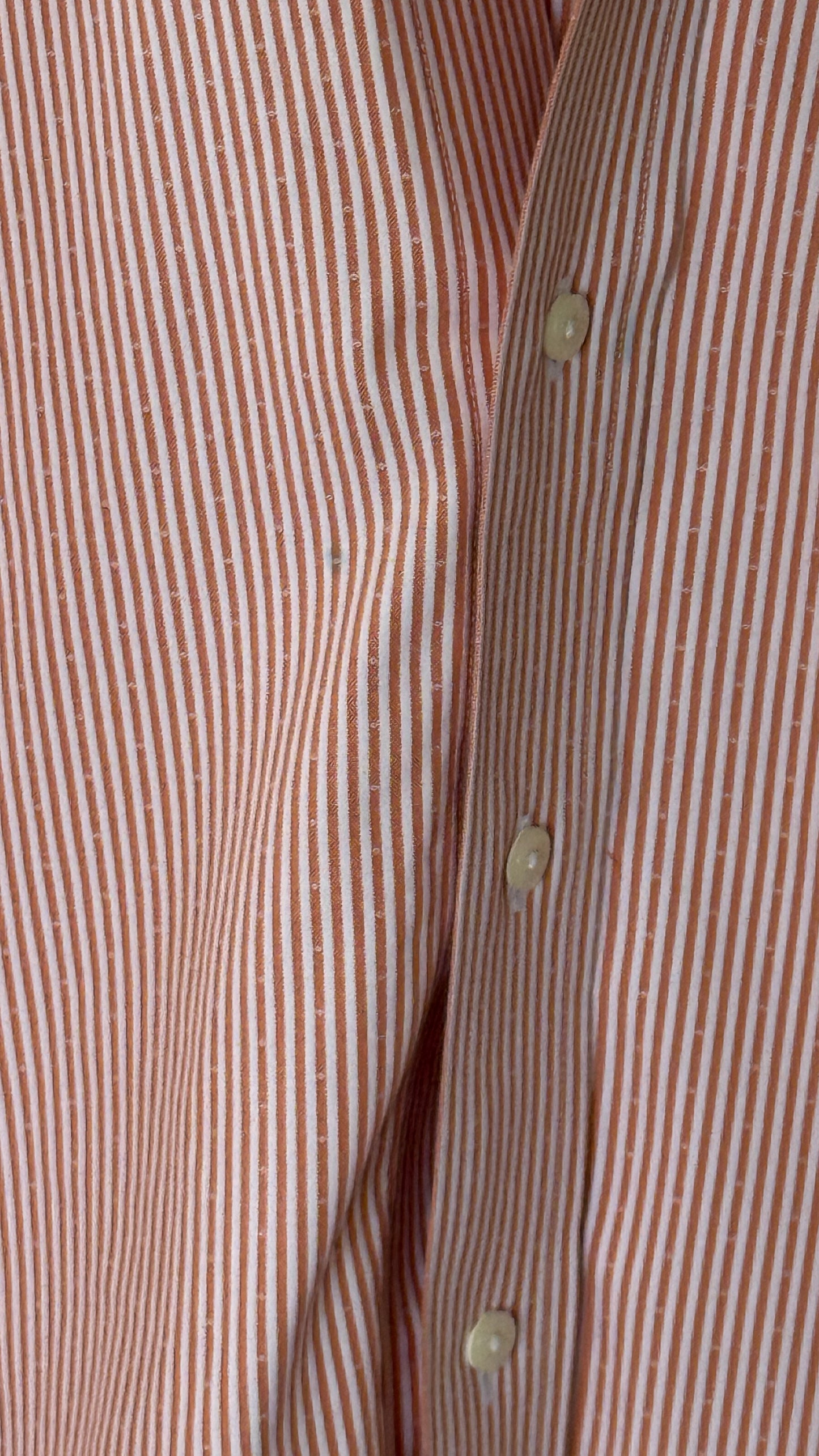 Brooks Brothers Orange Stripe Button Down (M)