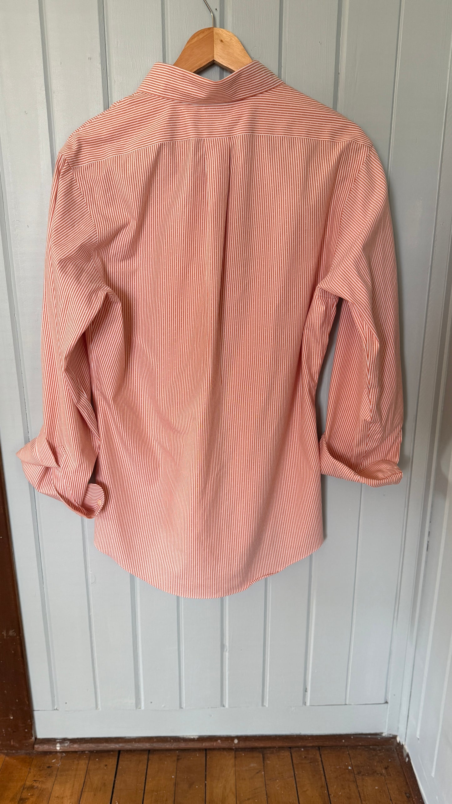 Brooks Brothers Orange Stripe Button Down (M)