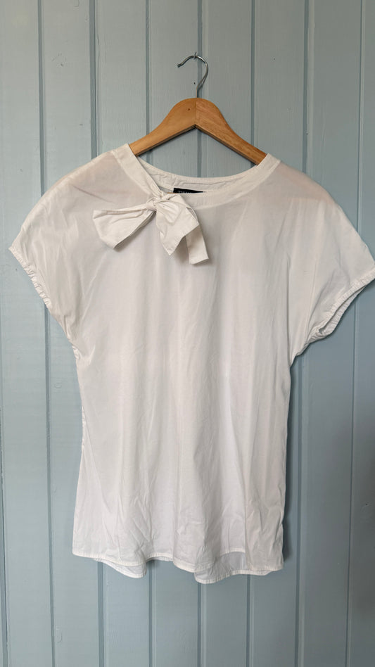 Twin Set Simona Barbieri Tee with Tie (M-L)