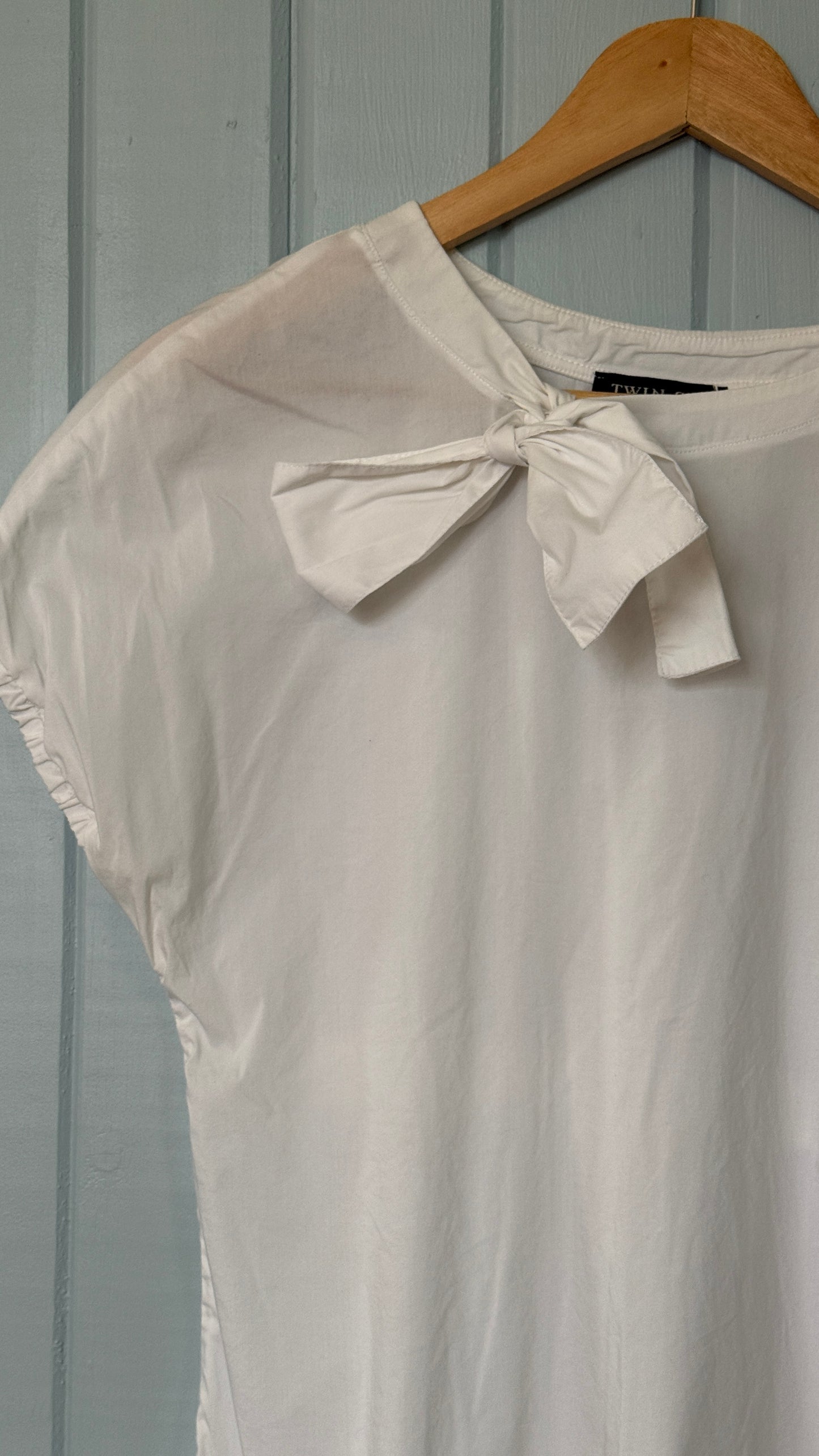 Twin Set Simona Barbieri Tee with Tie (M-L)