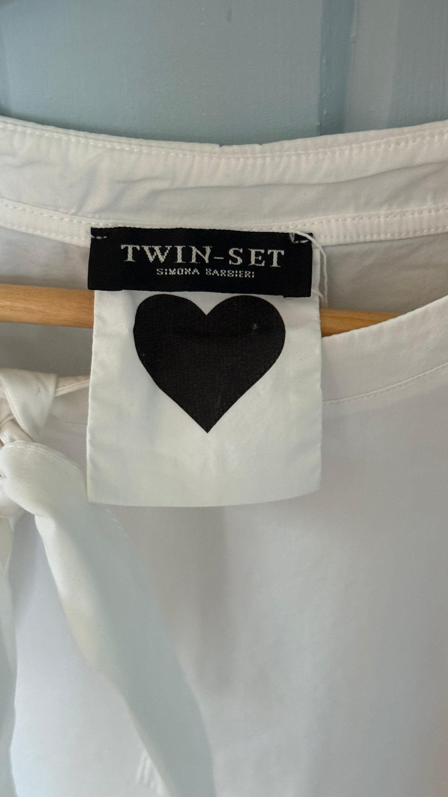 Twin Set Simona Barbieri Tee with Tie (M-L)