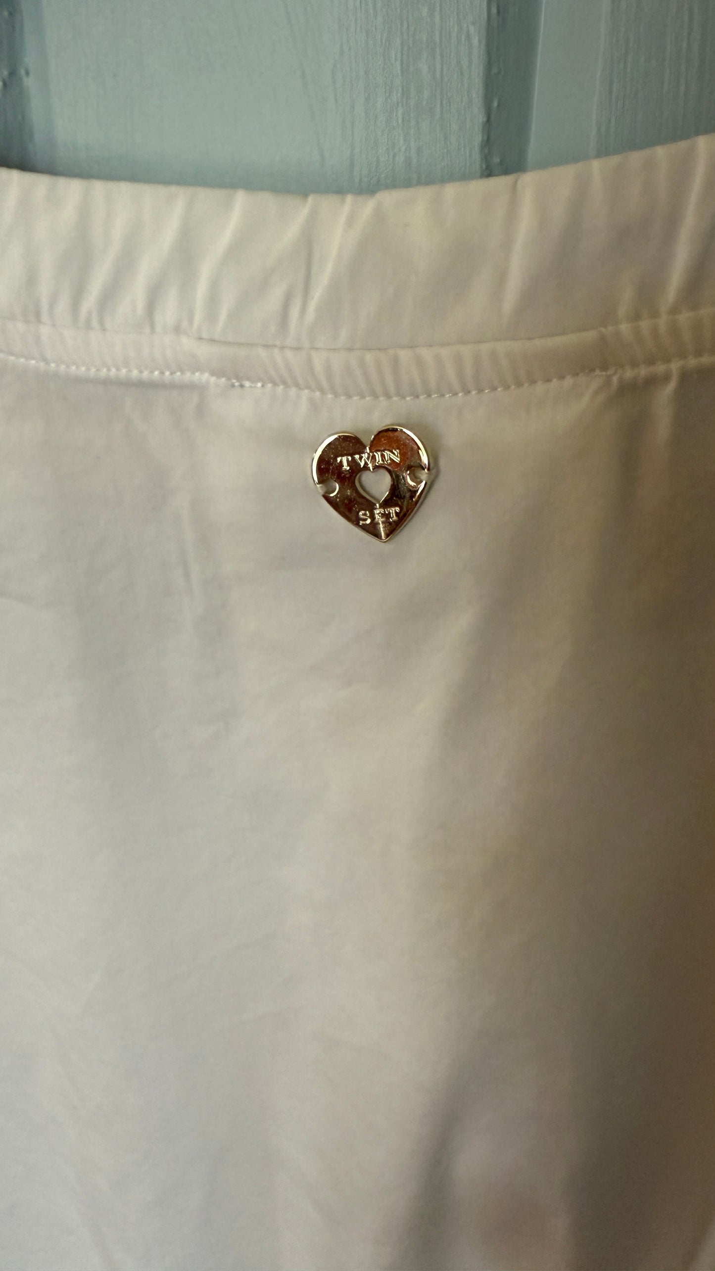 Twin Set Simona Barbieri Tee with Tie (M-L)