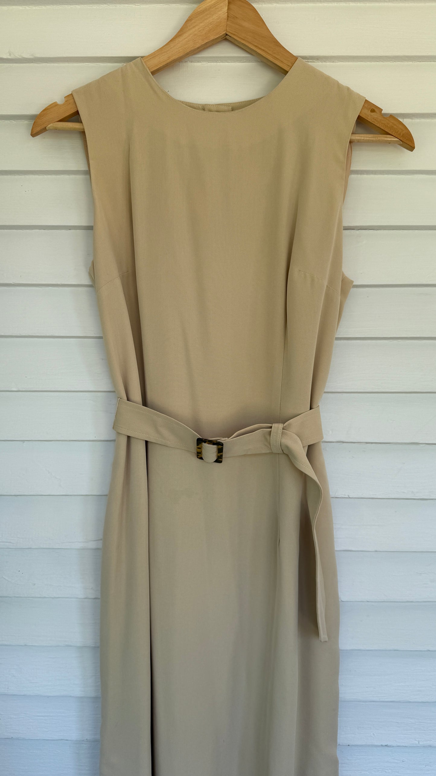 Ann Taylor Classic Button Back Belted Sheath Dress (6)