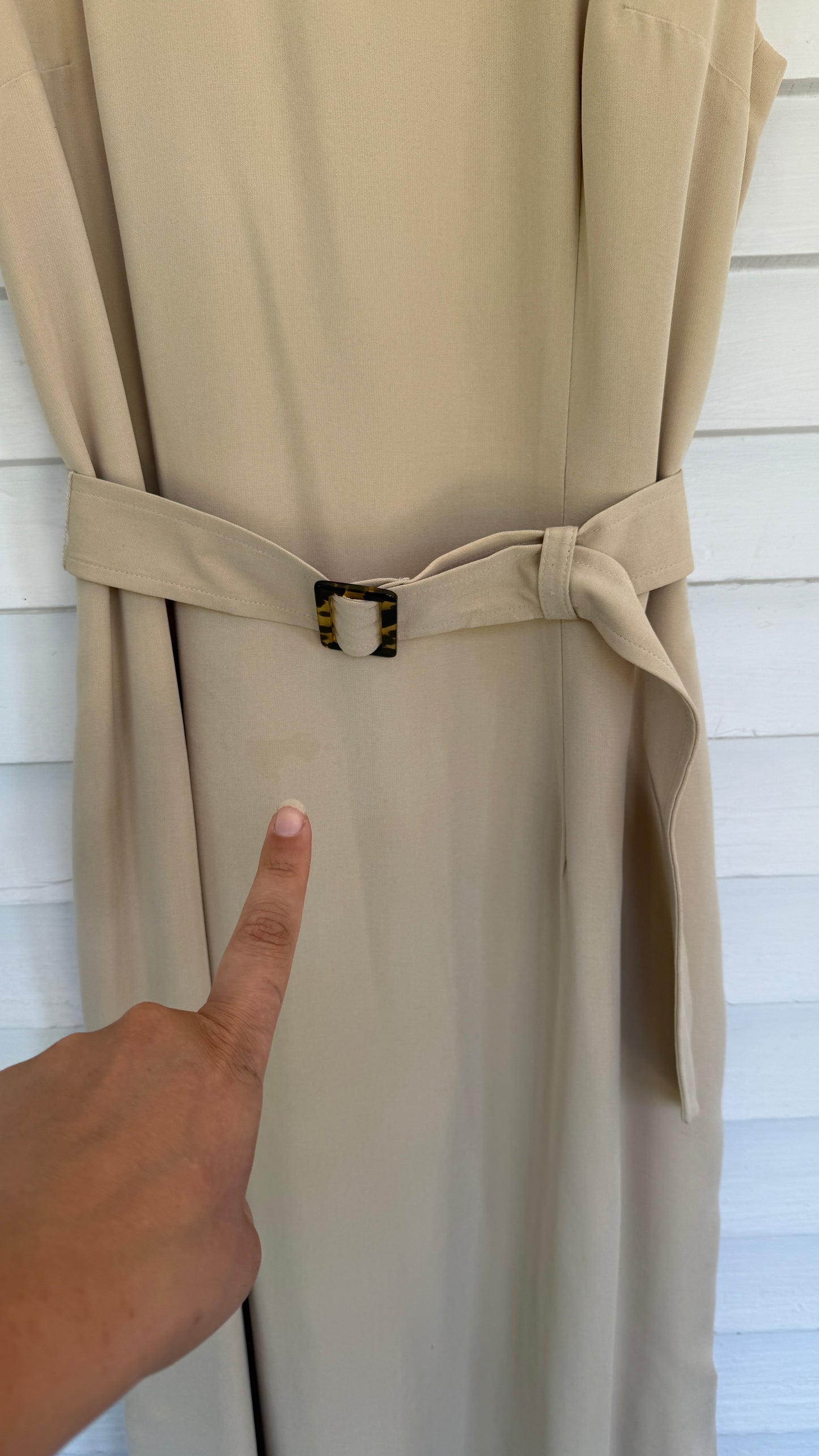 Ann Taylor Classic Button Back Belted Sheath Dress (6)