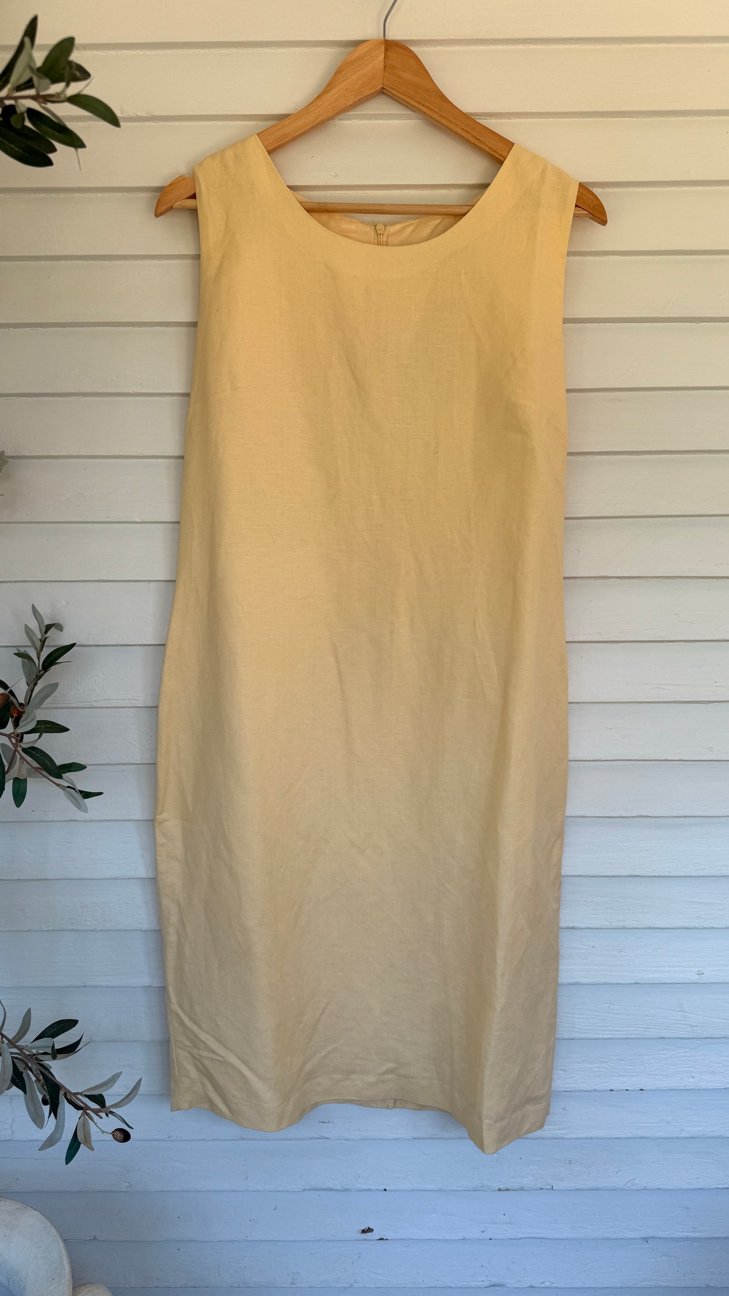 Coldwater Creek Dress/Jacket Butter Yellow Set (12)