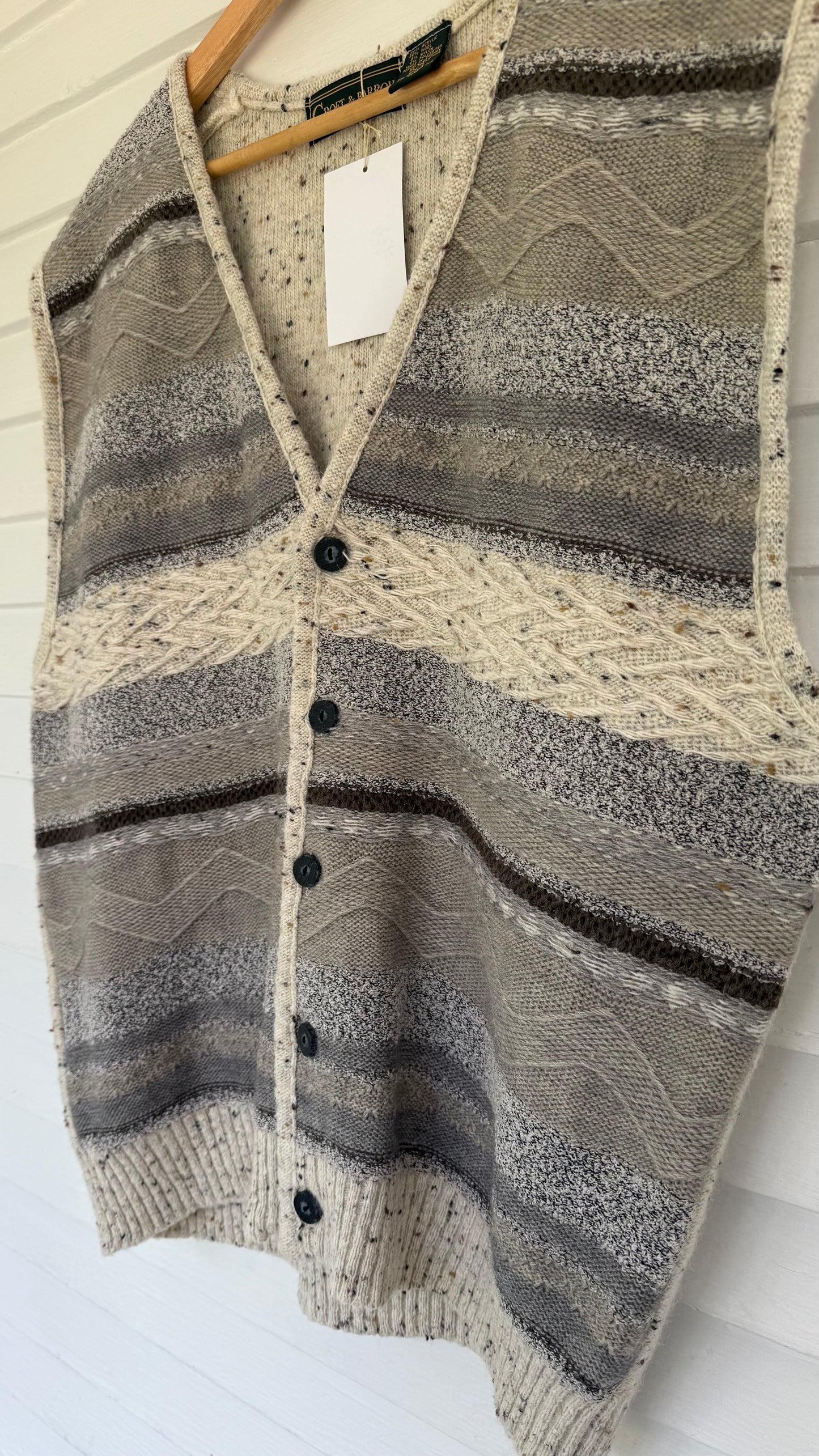 Vintage Croft & Barrow Wool Sweater Vest (Men's L)