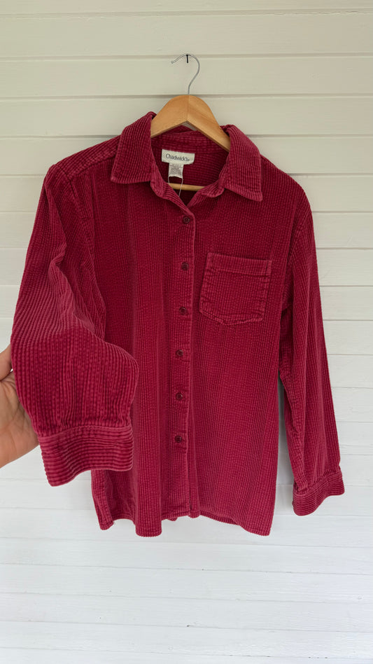 Vintage Corduroy Button Down (M)