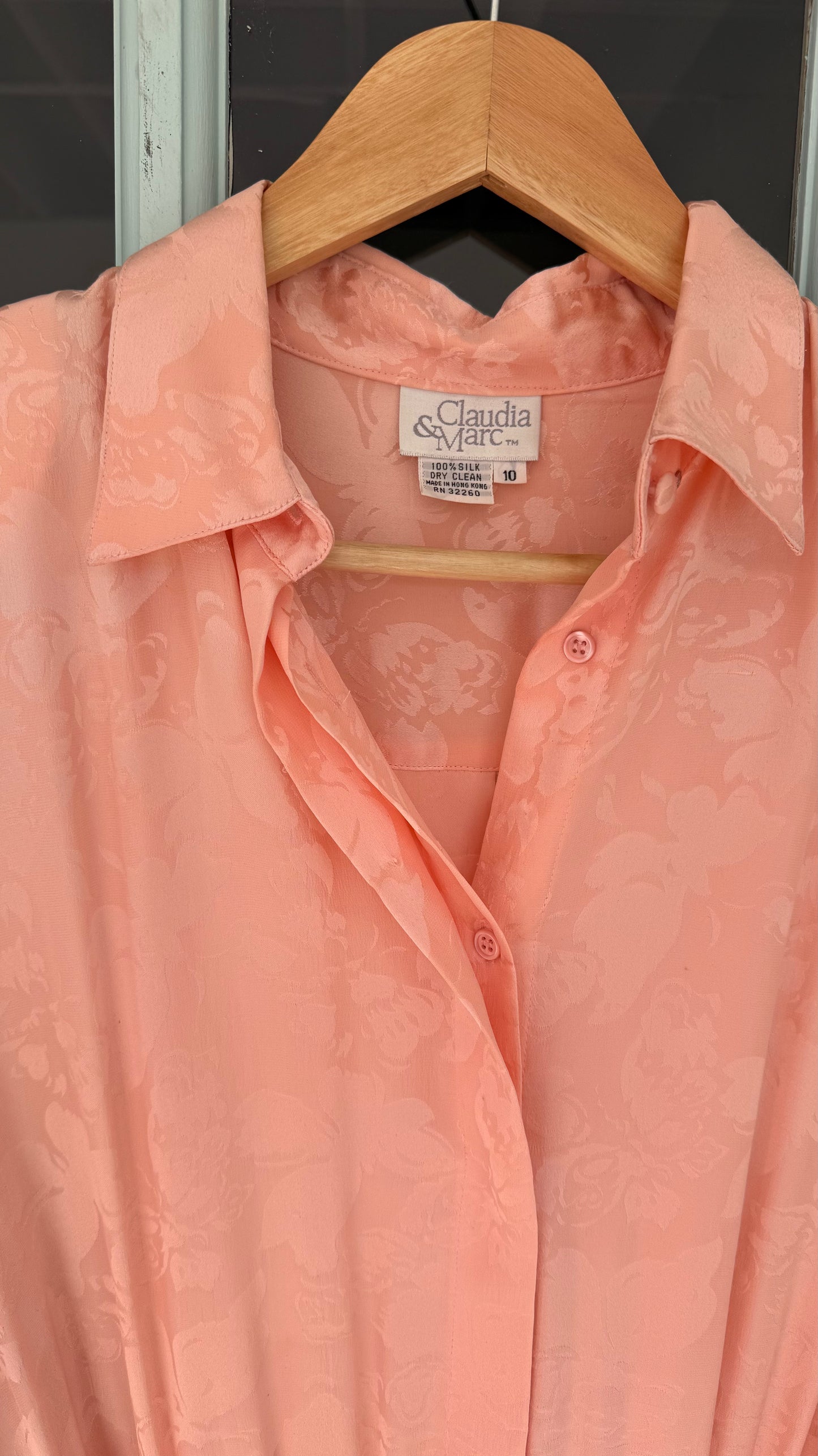 Vintage Silk Buttterfly Motif Dress (10)