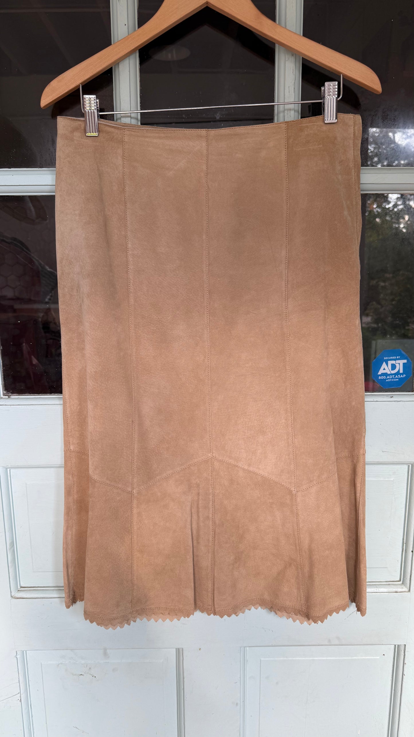 Vintage Suede Jacket & Skirt Set (M)