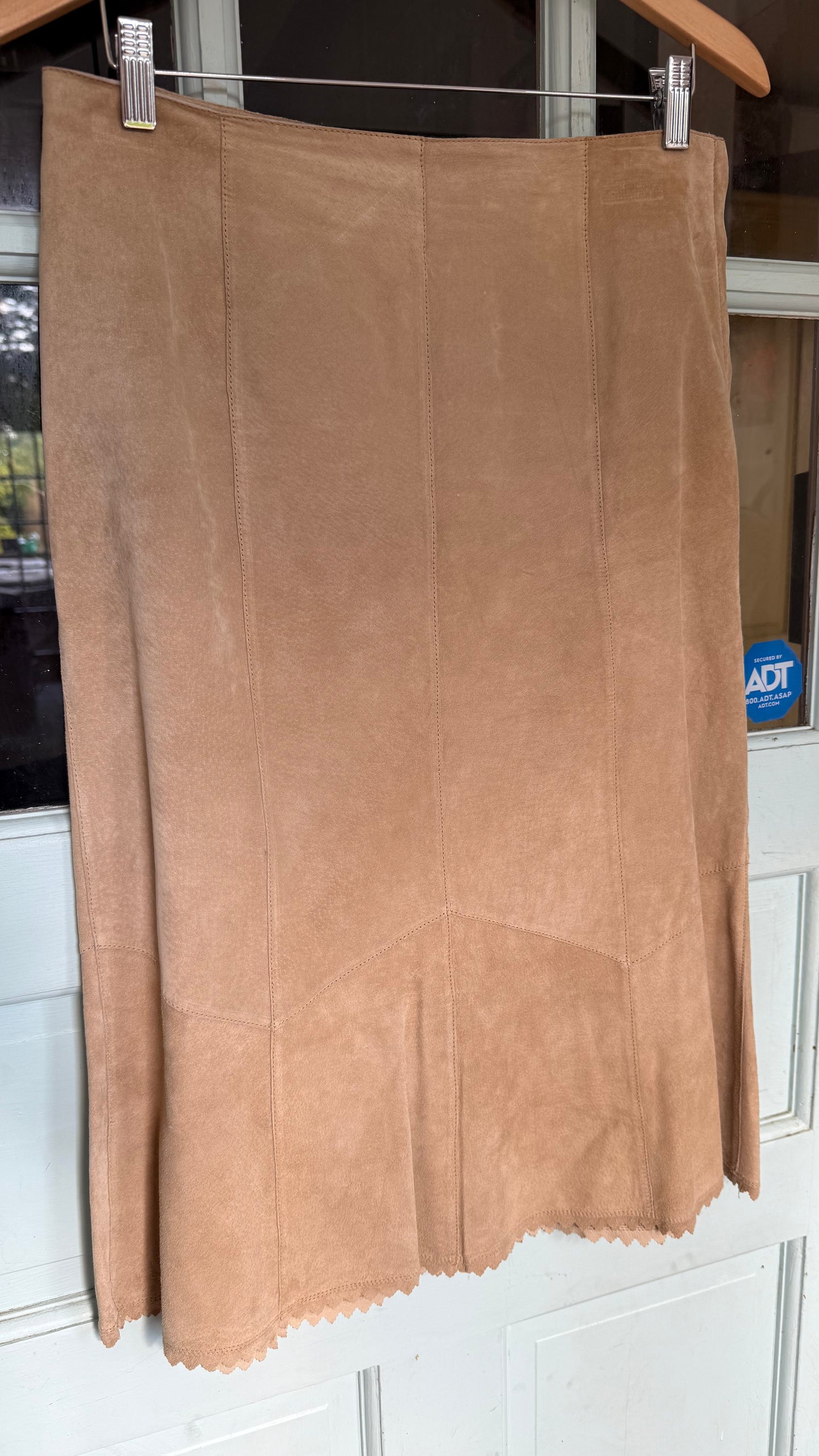 Vintage Suede Jacket & Skirt Set (M)