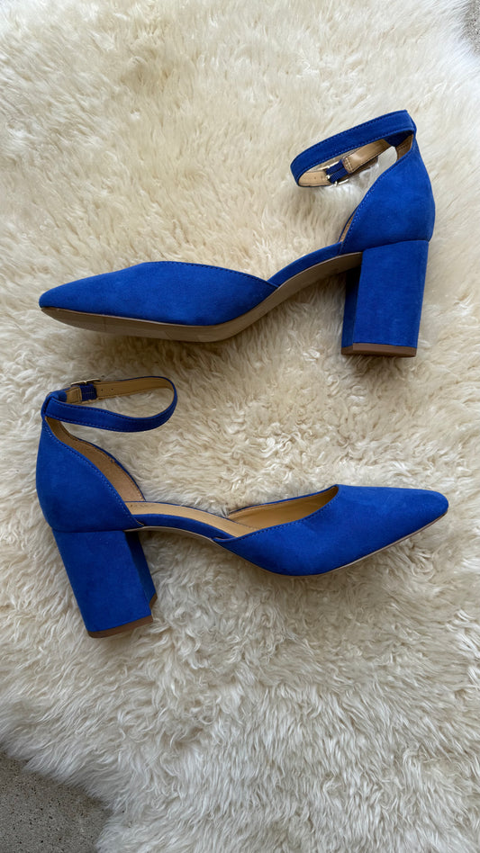 J Crew Cobalt Heels (9.5)