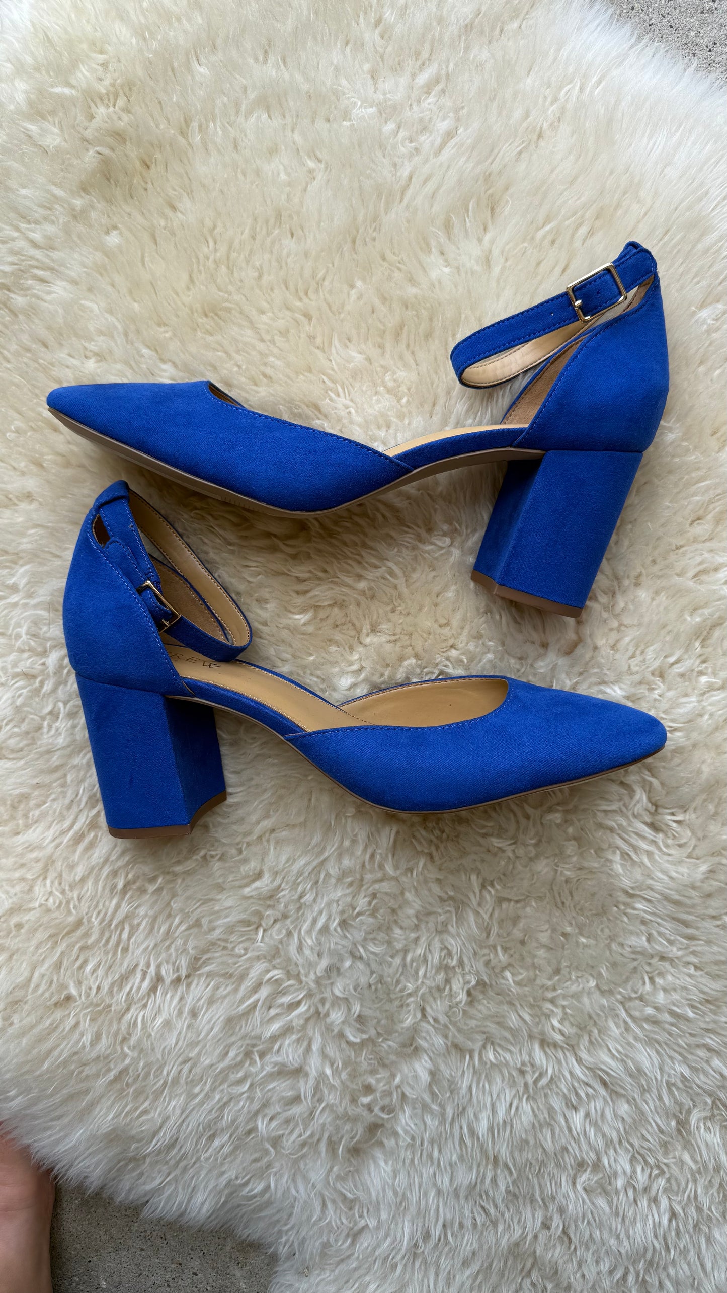 J Crew Cobalt Heels (9.5)