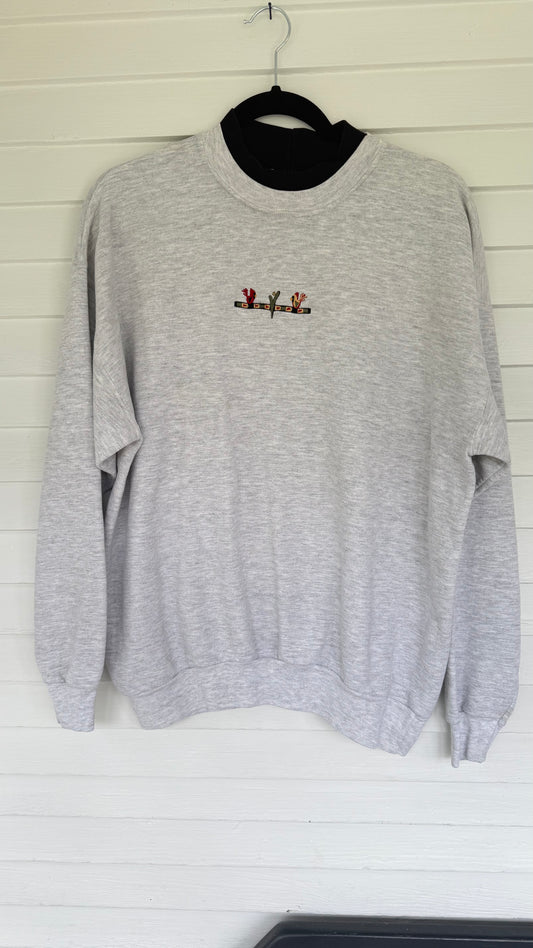 Vintage Double Collar Cardinal Crewneck (L)