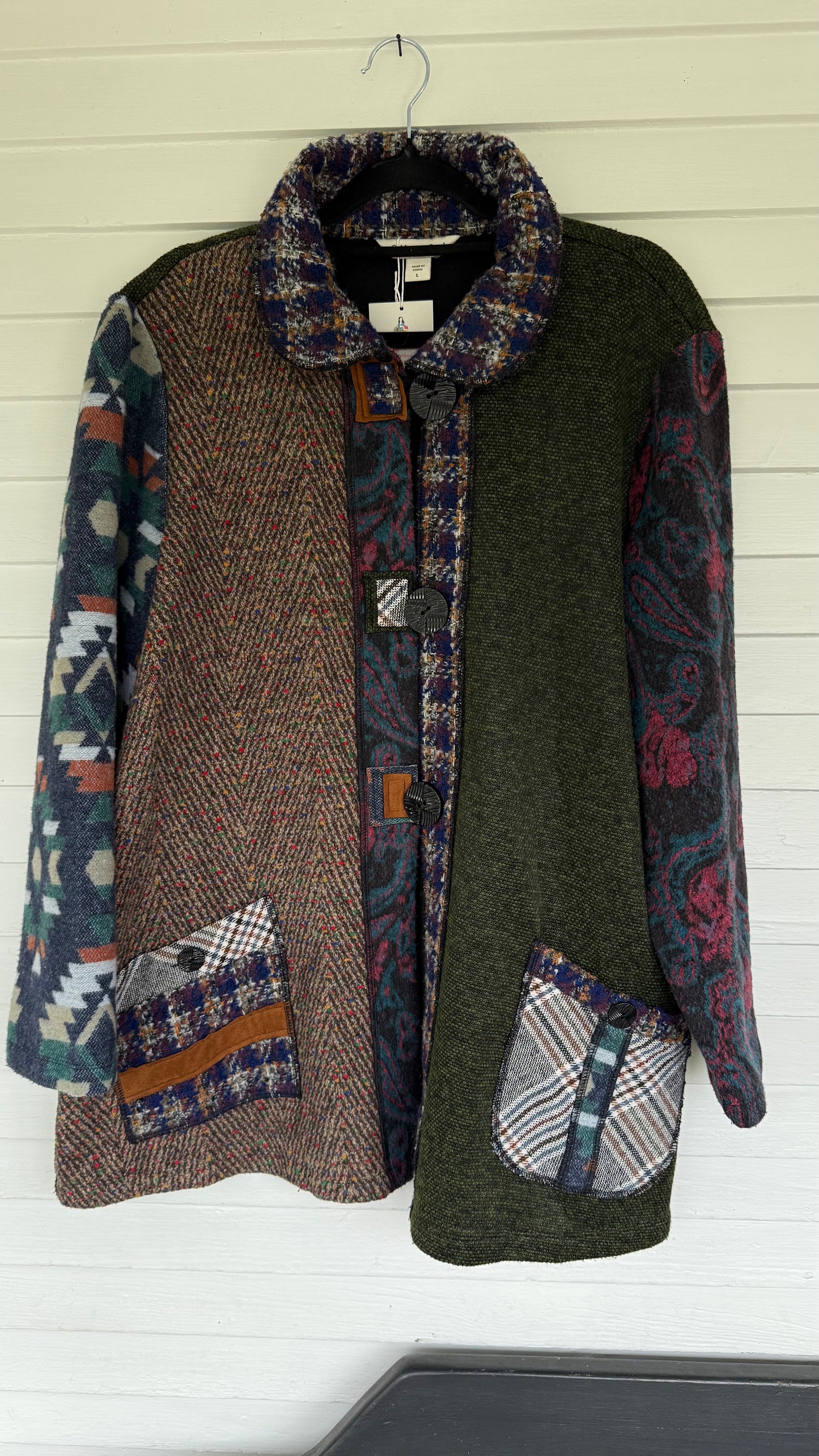 Coldwater Creek Patchwork Jacket (L)