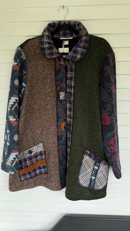 Coldwater Creek Patchwork Jacket (L)