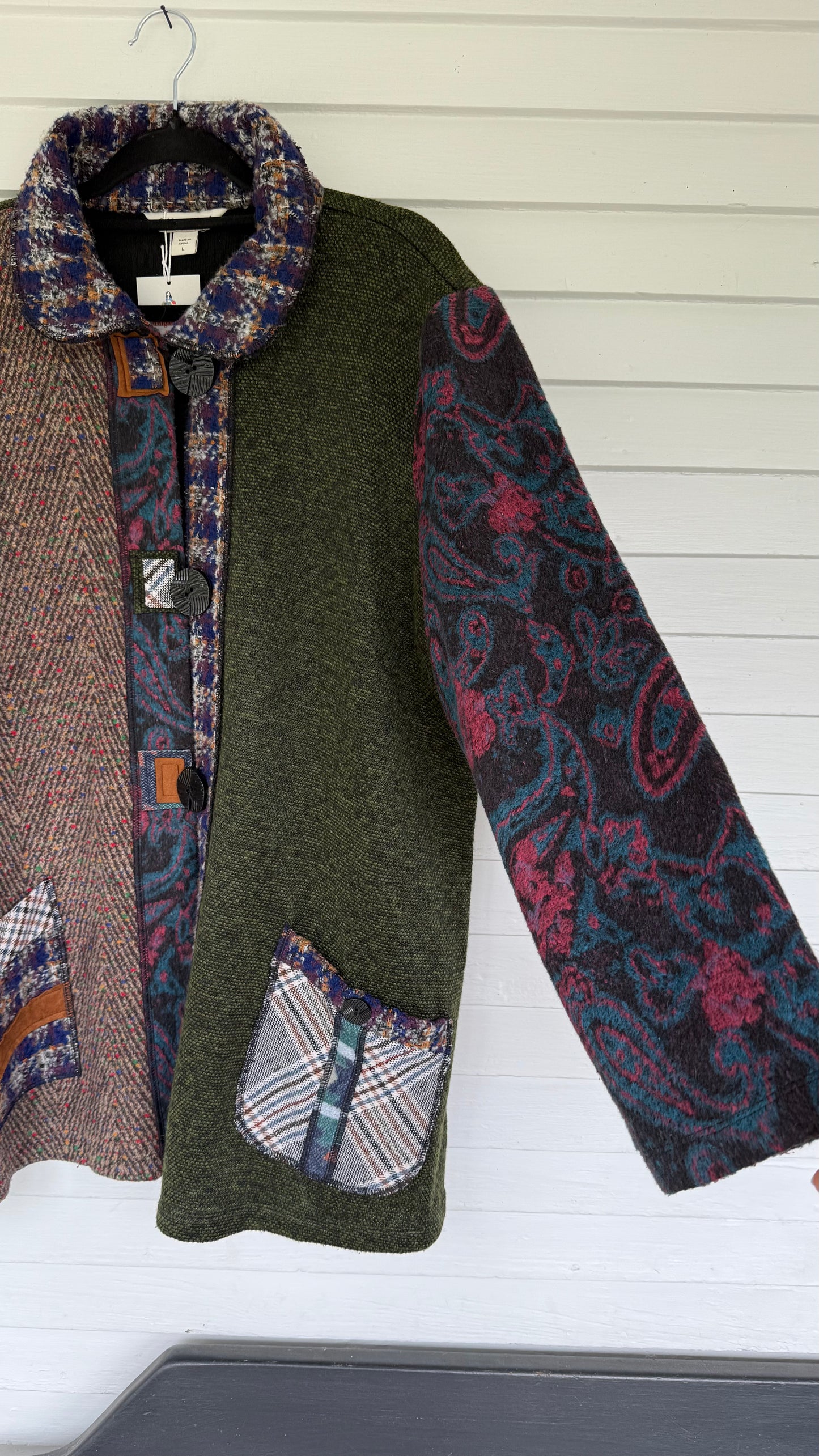 Coldwater Creek Patchwork Jacket (L)