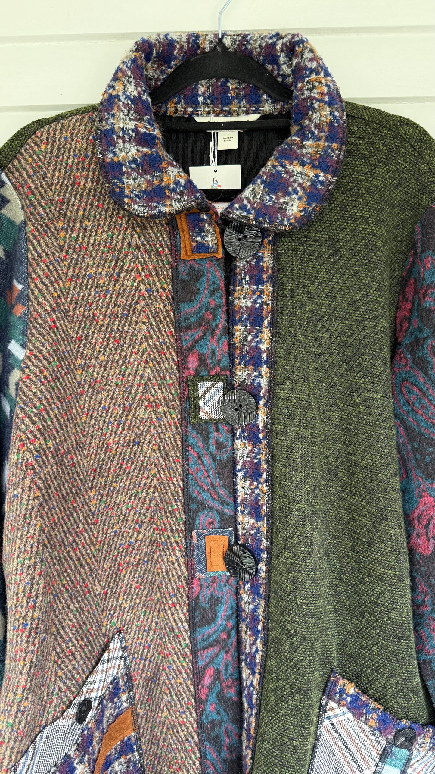Coldwater Creek Patchwork Jacket (L)