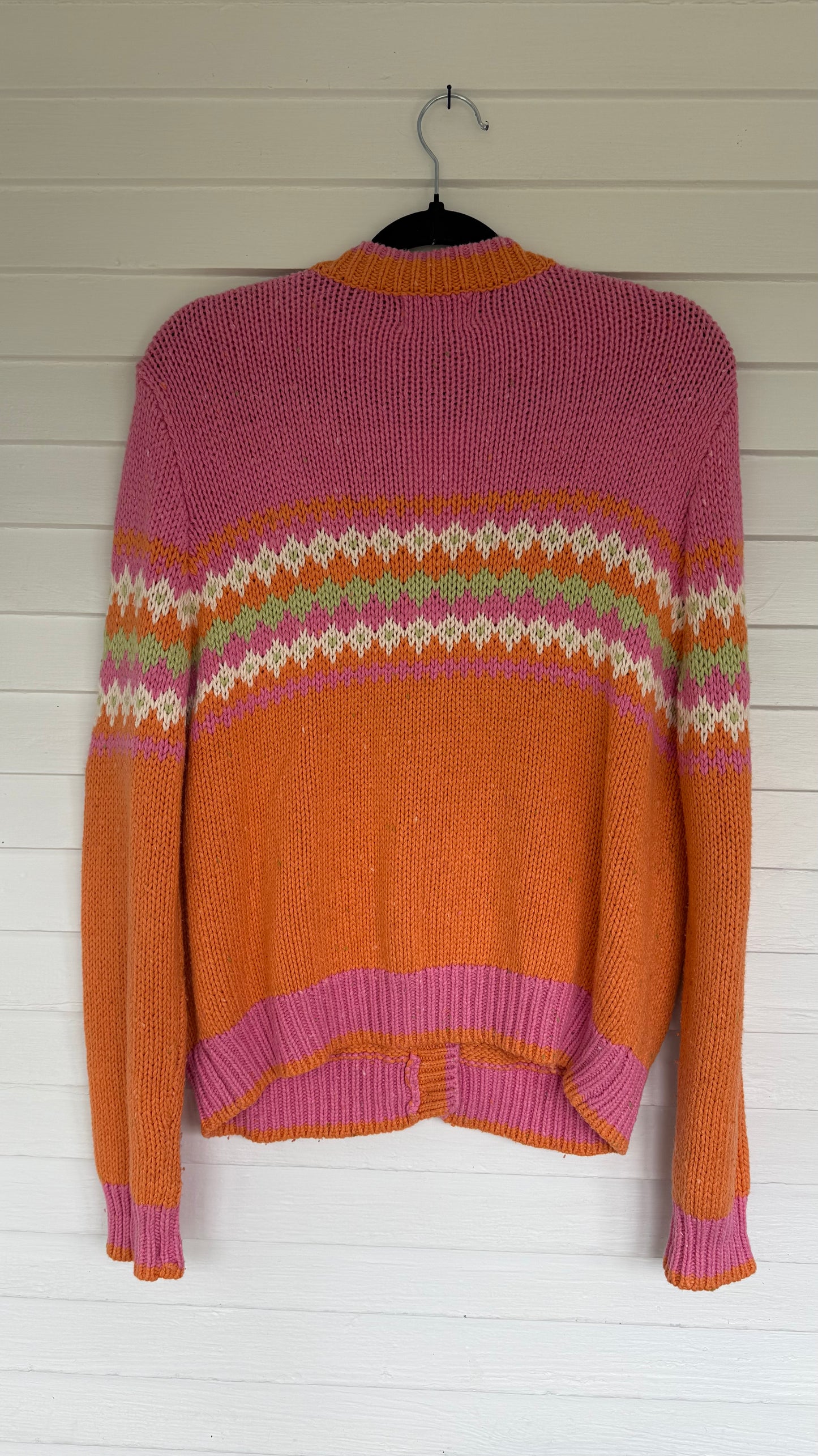 Sonoma Pink & Orange Cardigan (L)